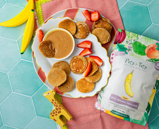 Mini Banana Pancakes