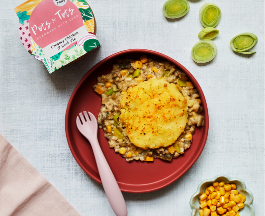 Creamy Chicken & Leek Pie