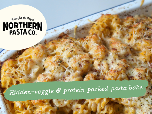 Butternut squash & butter bean pasta bake recipe