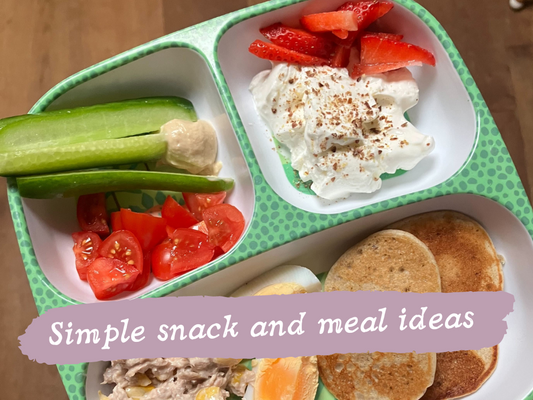 Easy toddler meal and snack ideas
