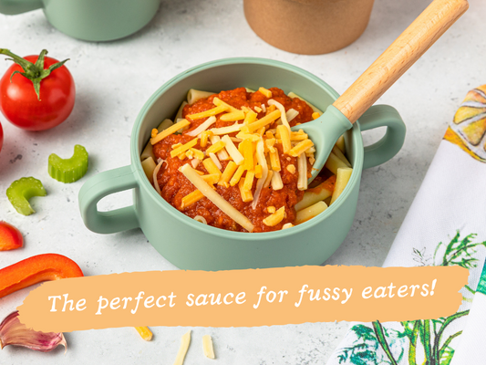 Why our hidden vegetable sauce is perfect for fussy eaters