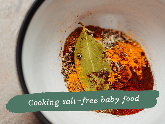 How to cook homemade baby food without salt
