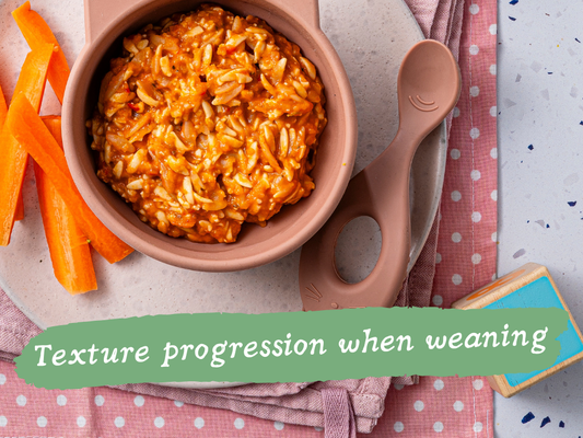 Texture progression beyond mash: Building confidence with combination feeding.
