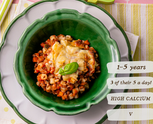 Cheesy Veg Pasta Bake