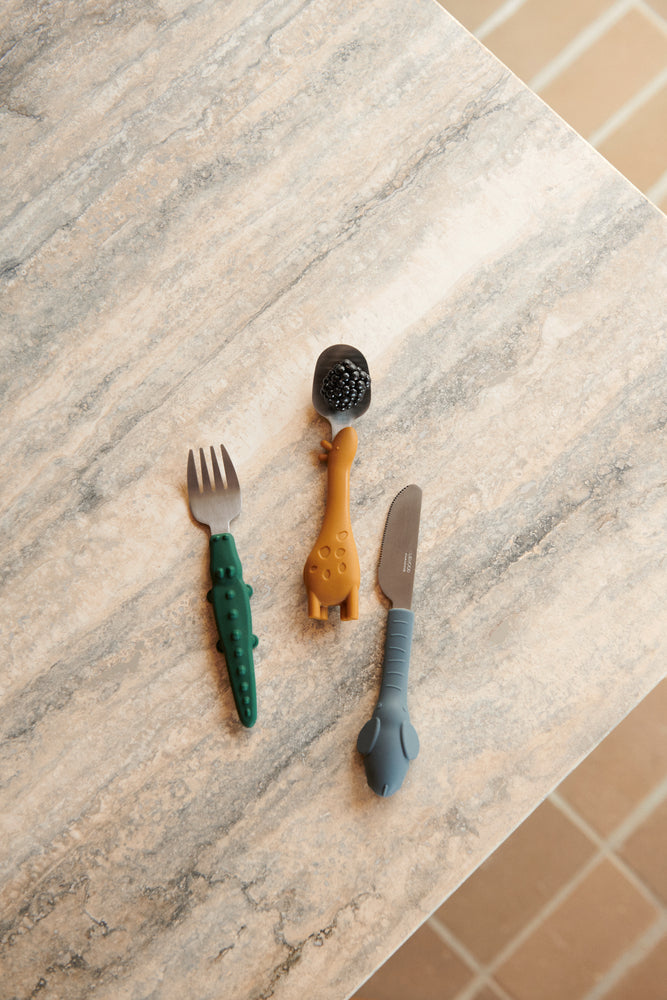 LIEWOOD TOVE CUTLERY SET GOLDEN CARAMEL MIX LIEWOOD TOVE CUTLERY SET GOLDEN CARAMEL MIX