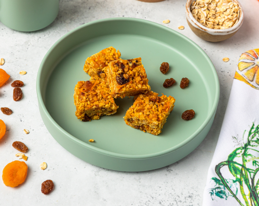 Apricot and Carrot Oat Bites