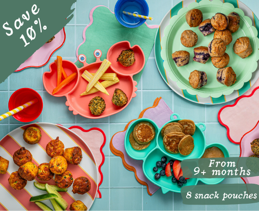 Snack Time Bundle - 8 snack pouches